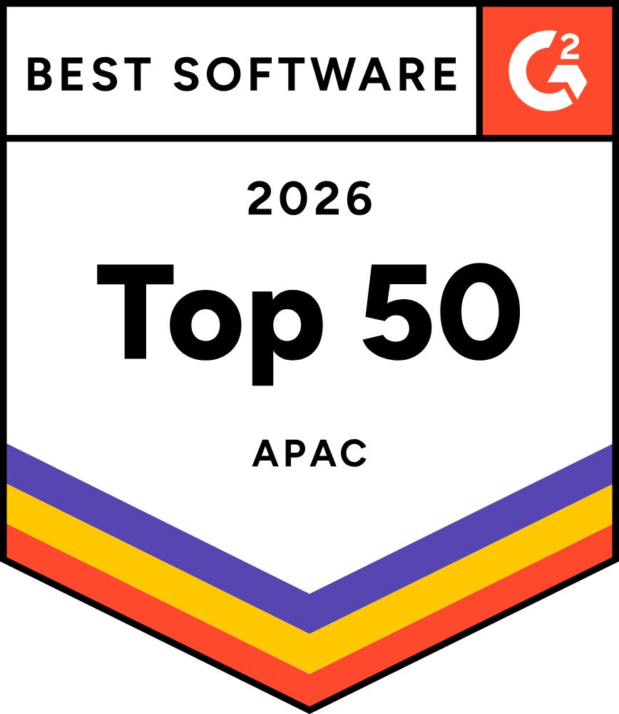 G2 Best Software Top 50 APAC 2026